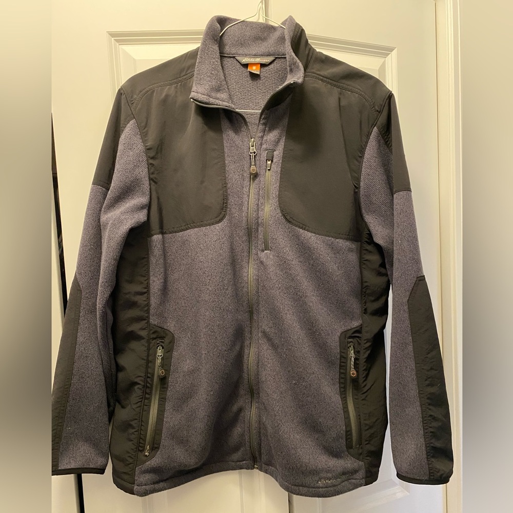 Eddie Bauer Sport full zip sweater fleece Men’s Size L